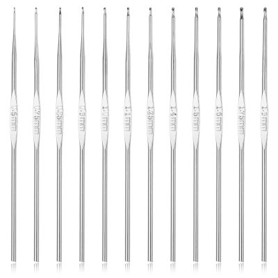 Prasacco 12-Piece Small Crochet Hook Set