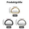 EUGENEKELLY Half-Round D-Ring, Metal D-Ring, 33 Pack view 2