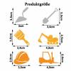 ParPix 100 Pcs Construction Birthday Confetti view 2