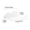Cat-Design Paper Towel Holder with Storage Shelf, 7.87 x 3.94 x 2.76 in view 2