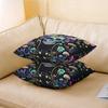 Homewish Set of 2 50 x 50 cm Gothic Skull Decorative Pillow Covers view 3