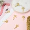 COGCHARGER 10-Piece Gold Bow Knot Charms for Jewelry Making view 4