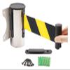Wall-Mounted Stainless Steel Retractable Barrier Belt view 3