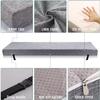 uyeoco Indoor/Outdoor Bench Cushion, Various Sizes, 140 x 50 x 5 cm view 3