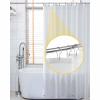 30 Shower Curtain Rings with Glide System, Stainless Steel, Silver view 4