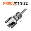 1/2" & 3/4" Pipe Thread Cutter with Integrated Internal/External Threading Tool view 2