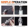 1/2" & 3/4" Pipe Thread Cutter with Integrated Internal/External Threading Tool view 3