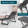 Lsoiup Zero-Gravity Recliner with Footrest, Folding Outdoor Lounge Chair, 160 kg Capacity view 4