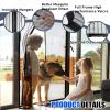 Magnetic Insect Screen Door Curtain, 119 x 177 cm, Black view 3