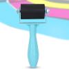 3.5 cm Blue Print Brayer Roller - Rubber Grip Ink Tool for Art Stamping (GREEN) view 4
