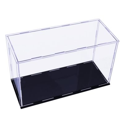 ApuaVireo&Co Clear Acrylic Display Case, Storage Cube, Countertop Organizer, 30 x 60 x 30 cm