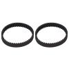 2pcs Vacuum Cleaner Belt Replacement for AZ1002, AZ1000, AX952, AX950 - Rubber Bands view 2
