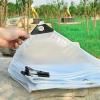 PIPRE 3.6 m x 5 m Transparent Waterproof Tarp with Eyelets view 1
