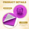 PATIKIL 100 Pcs Foil Paper Wrappers, 9x9cm Aluminum Foil Candy Paper, Pink view 3