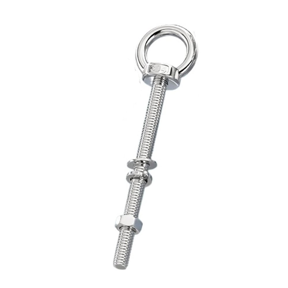 M20 × 30400 mm Stainless Steel Eye Bolts for Lifting, with Nuts and Washers (M20 × 100)