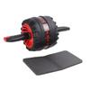 Red Steel and Rubber Ab Roller, Non-Slip view 1