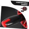 Red Steel and Rubber Ab Roller, Non-Slip view 4