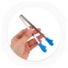 MAGICLULU 8-Piece Stainless Steel Mini Tongs with Silicone Tips view 4