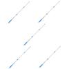 VILLCASE 5 Sets Telescoping Multi-Joint Paint Roller Extension Poles, Aluminum Alloy, Silver view 1
