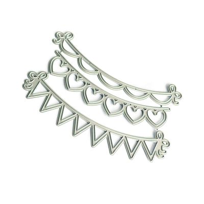 Artist Metal Die Cut Heart Banner