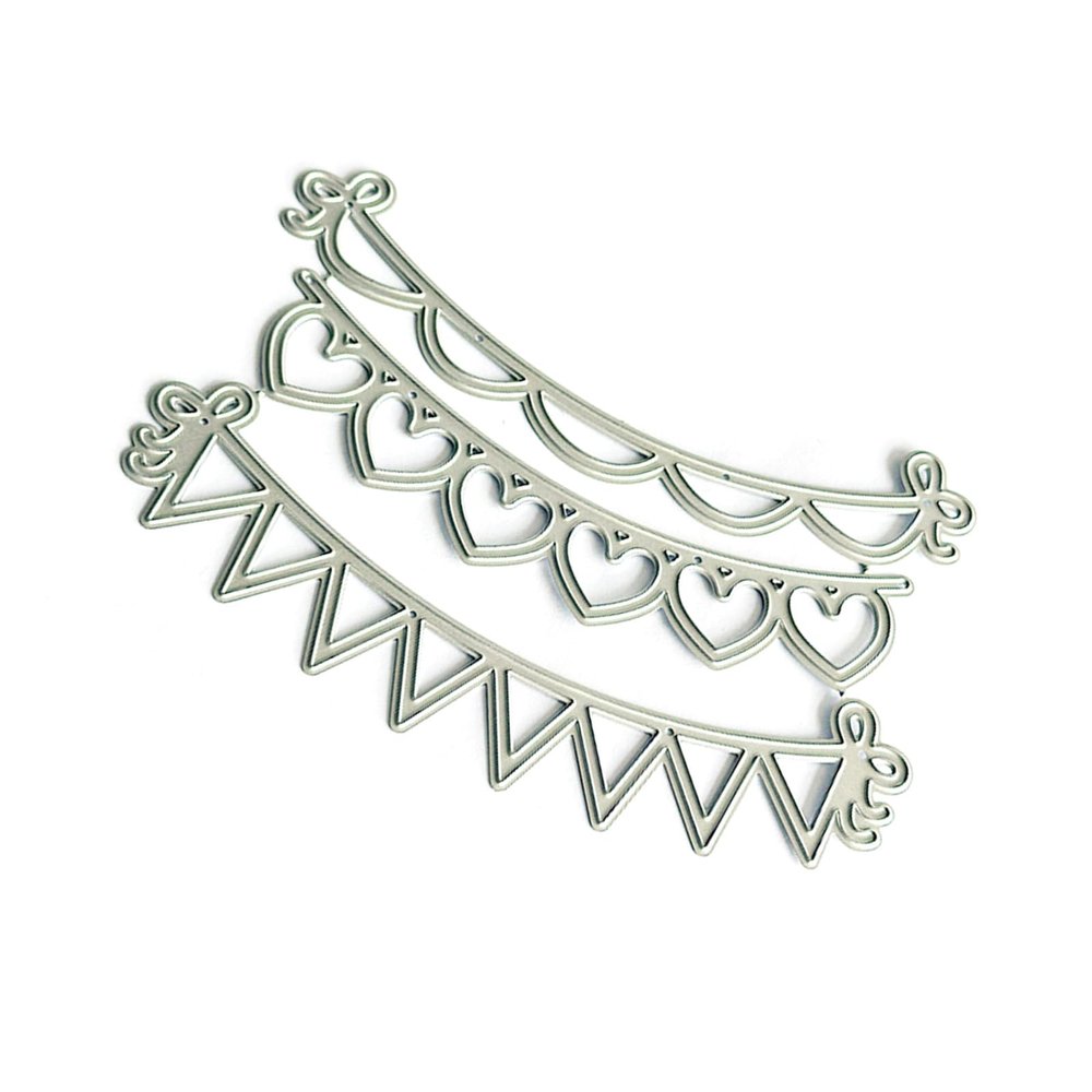 Artist Metal Die Cut Heart Banner