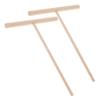 PRETYZOOM 2-Piece Wooden Crepe Spreader Set view 1