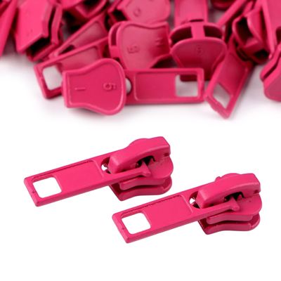 10 Pack Metal Zipper Sliders for 5mm Profile Zippers