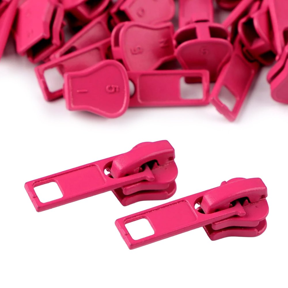 10 Pack Metal Zipper Sliders for 5mm Profile Zippers