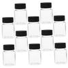 PRETYZOOM Clear PET Sample Bottles, 50 mL, Wide Mouth with Caps view 1