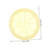 VICASKY 6-Piece Artificial Lemon Slice Decorations, Yellow PVC view 2