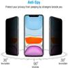 Ytaland 2-Pack Privacy Screen Protector for Xiaomi Redmi 14C/Poco C75, Anti-Spy Tempered Glass, 9H, Bubble-Free view 4
