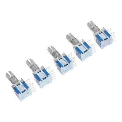 ULTECHNOVO 5-Pack Zinc Alloy and Copper Rotary Switches, 2 Positions, 3 Power Levels