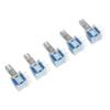 ULTECHNOVO 5-Pack Zinc Alloy and Copper Rotary Switches, 2 Positions, 3 Power Levels view 1