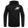 Pro Standard Men's NFL Philadelphia Eagles Classic Chenille Hooded Sweatshirt, Black, S view 1