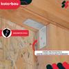 KOTARBAU 100-Pack 50 x 50 x 25 mm Galvanized Steel Angle Brackets view 2