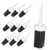 Toyvian Golf Brush Tees, 10-Piece Set, 65 mm, Plastic with Nylon view 1