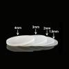 Round Silicone Rubber Gaskets, 5–150 mm Diameter, 0.58 mm Thick, Durable Seal for Various Applications (1/2/5 Pcs) (45 mm, 2 Pcs, 6 mm) view 2