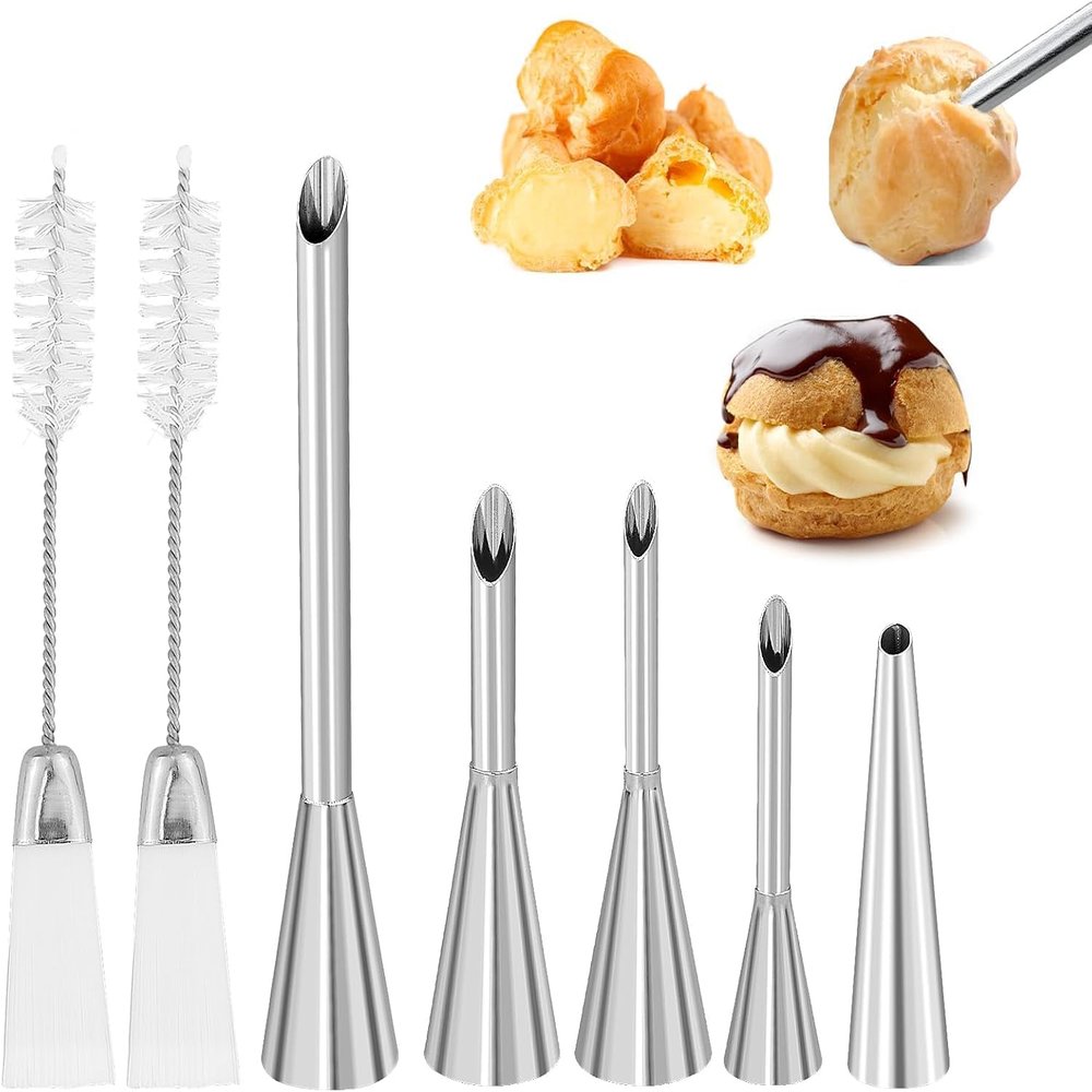 5-Piece Cream Piping Nozzle Set