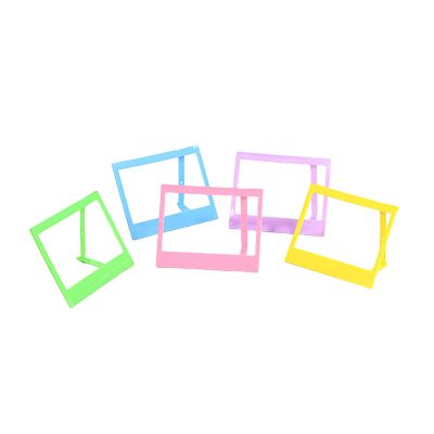 SueaLe Pack of 5 Colorful Acrylic Photo Frames