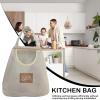 Reusable Mesh Bag, Breathable, Large Size, Eco-Friendly, Washable, for Market, Travel, Kitchen, Foraging, Beach Use, 5.91 x 7.87 x 0.79 inches view 4