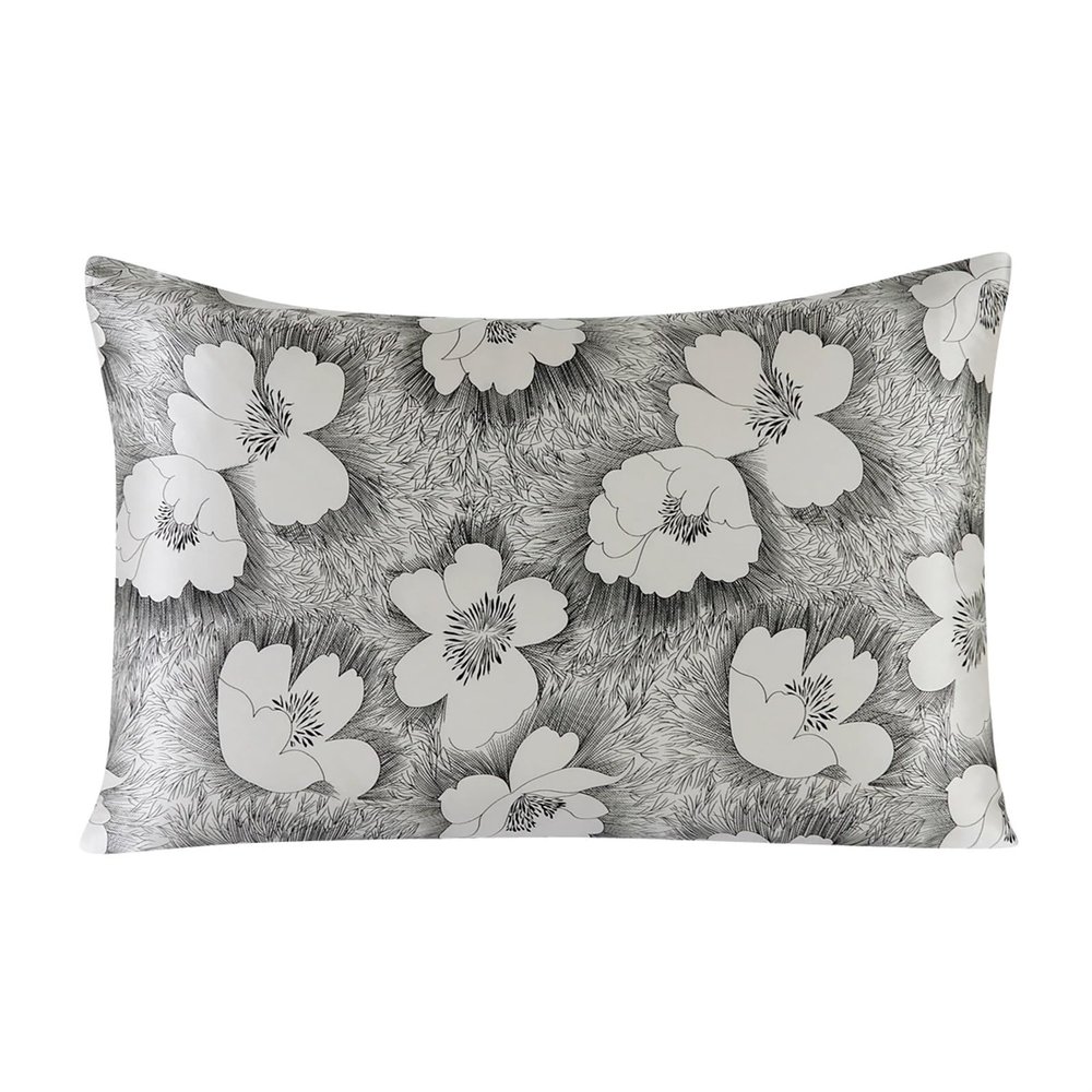 GMGQJST Mulberry Silk Pillowcase, Double-Sided, Zipper, 16 Momme, Printed Color 7, 51 x 91 cm