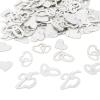 AuraFusion Silver Wedding Confetti 100 pcs Glitter view 1
