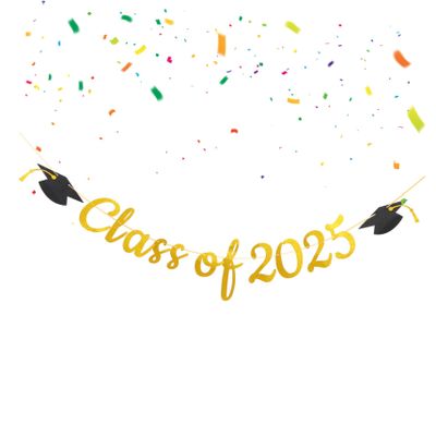 PRETYZOOM 2025 Graduation Banner Party Decorations