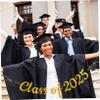 PRETYZOOM 2025 Graduation Banner Party Decorations view 4