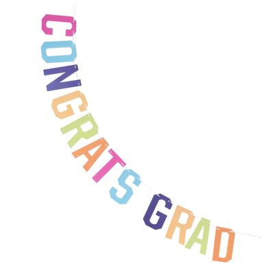 GARIOUANS Graduation Flag Banner