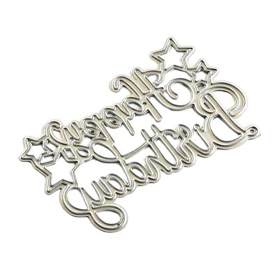 Happy Birthday Letter Cut Metal Die