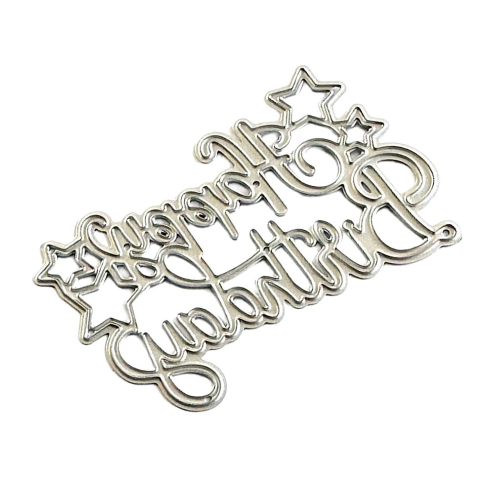 Happy Birthday Letter Cut Metal Die