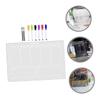 Housoutil Acrylic Desktop Memo Board with Pen, Transparent view 3