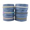 PXAMORTEL Metallic Nylon Zipper Tape, Nickel-Free, Open-End, 10 m, Orange view 3
