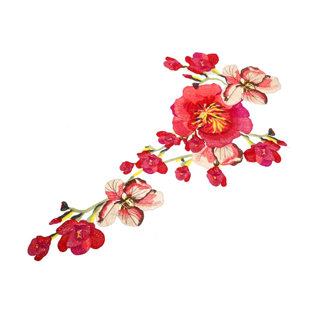 Housoutil Flower Embroidered Patches